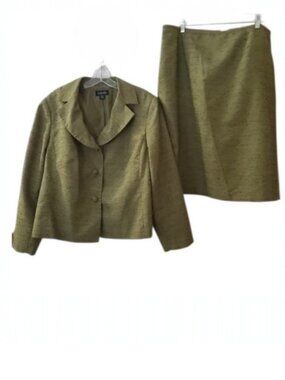Isabella Olive Green Suit Size 18